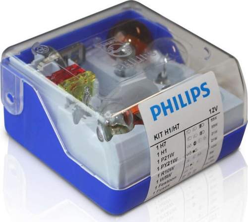 Philips svítidla Sada Philips náhradních autožárovek H1/H7