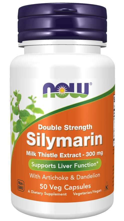 NOW Foods NOW Silymarin 300 mg x 50 rostlinných kapslí