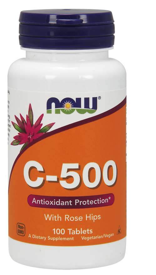 NOW Foods NOW Vitamin C-500, 100 tablet