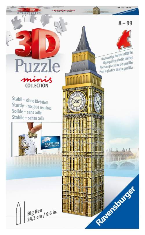Ravensburger 3D Puzzle Mini budova Big Ben 54 dílů