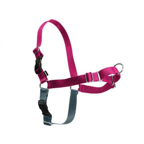 Postroj pro psy proti tahání EasyWalk - malinové / L