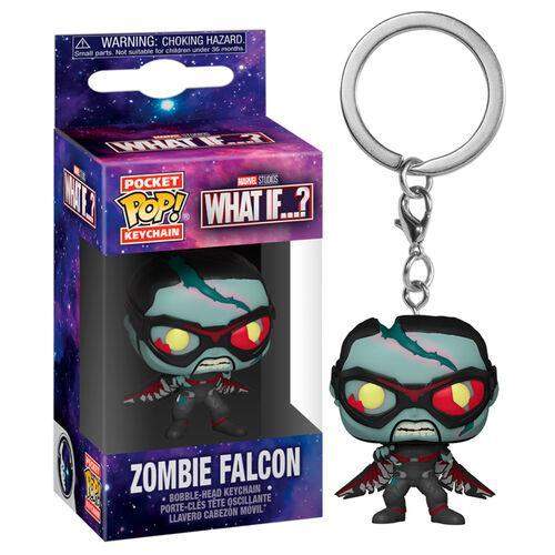 Funko POP Keychain: Marvel What If S2- Zombie Falcon