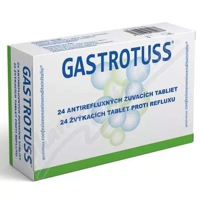 GASTROTUSS žvýkací tablety proti refluxu