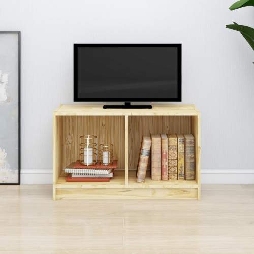 Emaga TV stolek 70 x 33 x 42 cm masivní borové dřevo