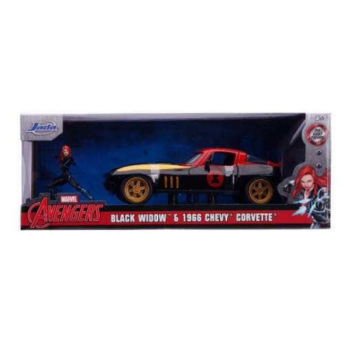 Dickie Marvel Black Widow Chevy 1966 1:24