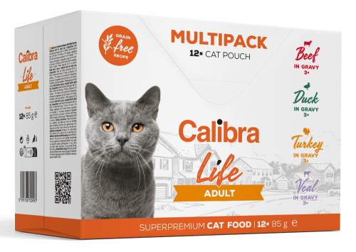 Calibra Cat Life pouch Adult Multipack