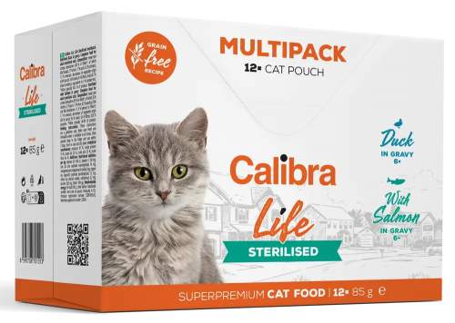 Calibra Cat Life kapsa Sterilised Multipack