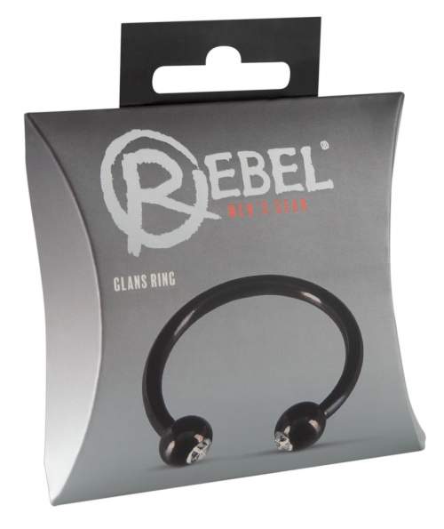 Rebel Glans Ring - otevřený nerezový kroužek na penis