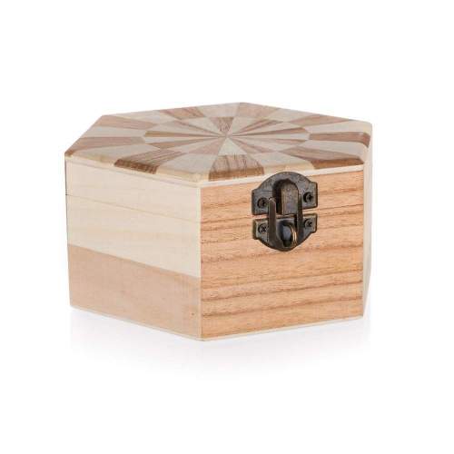 Vetroplus HOME DECOR Krabička dřevěná CHESS 14 x 12 x 6 cm, 2ks