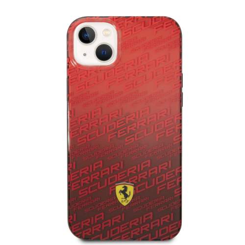 Ferrari Gradient Allover Zadní Kryt pro iPhone 14 Plus Red