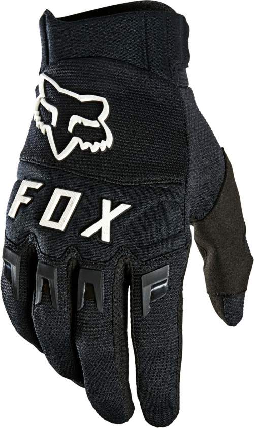 FOX Motokrosové rukavice Dirtpaw Black/White MX22  černá/bílá  S