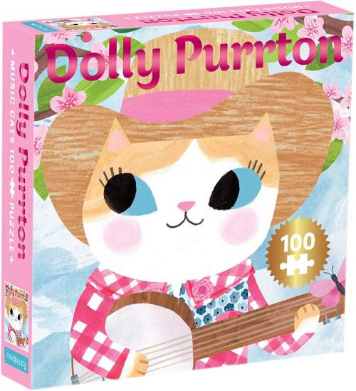 Mudpuppy Kočka Dolly Parton 100 dílků