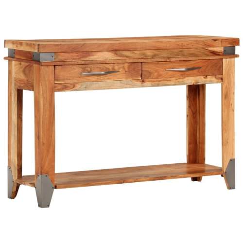 Emaga Konzolový stolek 110 x 34 x 74 cm masivní akáciové dřevo