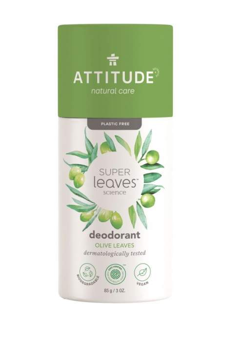 ATTITUDE Deodorant přírodní tuhý Super leaves - olivové listy 85 g