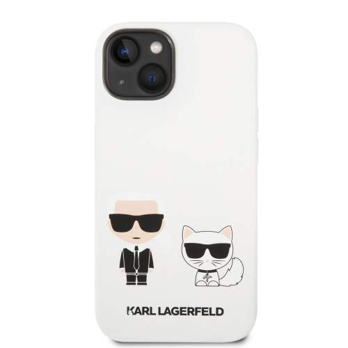 Karl Lagerfeld and Choupette Liquid Silicone iPhone 14