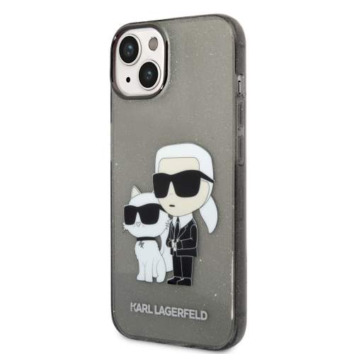Karl Lagerfeld IML Glitter Karl and Choupette NFT pro iPhone 14 Plus