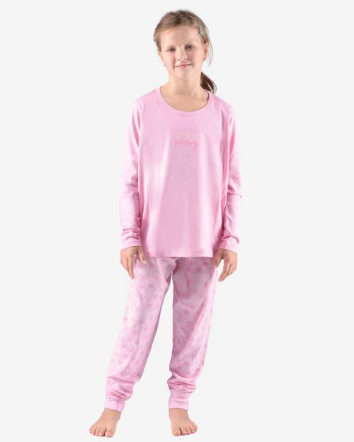 Dívčí pyžamo Gina růžové (29007-MBRLBR) 140