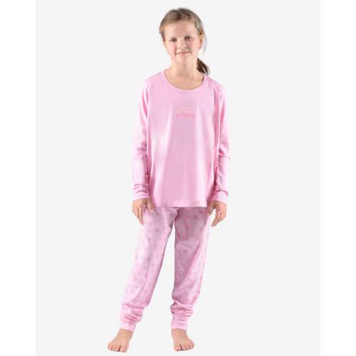 Dívčí pyžamo Gina růžové (29007-MBRLBR) 152