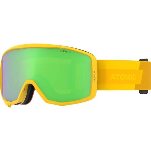 Atomic COUNT JR CYLINDRICAL Juniorské lyžařské brýle, žlutá, velikost os