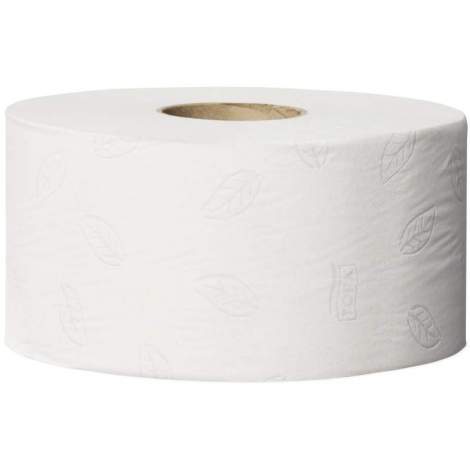 TORK toaletní papír 170 m, 2-vrstvý, Ø 18,8 cm, 12 rolí (T2) Mini Jumbo 120280