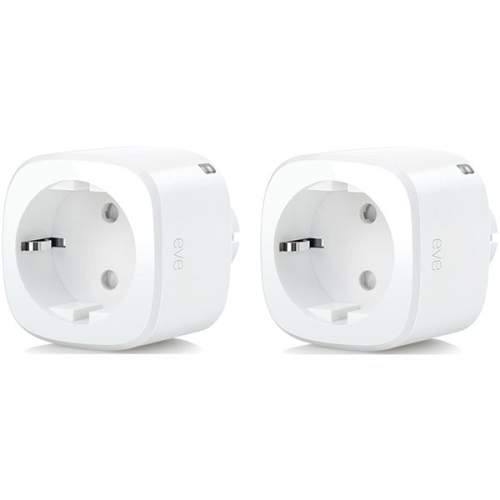 Eve Energy Smart Plug & Power Meter - Thread compatible - 2 PACK 10EBO8301-2X