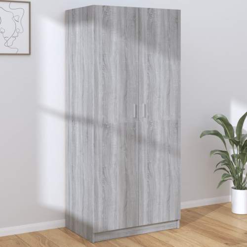 Emaga Šatní skříň šedá sonoma 80 x 52 x 180 cm kompozitní dřevo