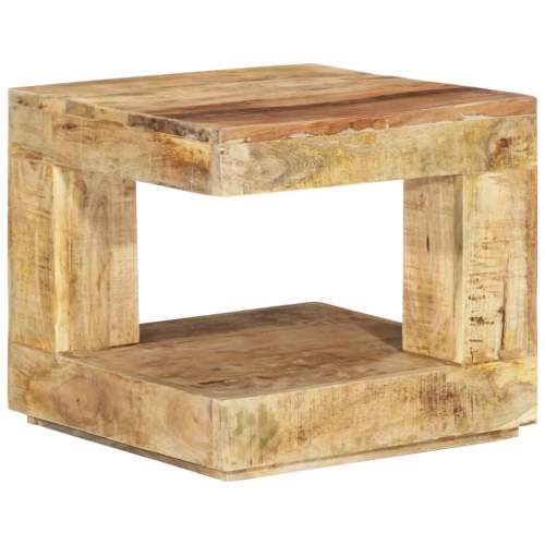 Emaga Konferenční stolek 45 x 45 x 40 cm masivní mangovníkové dřevo