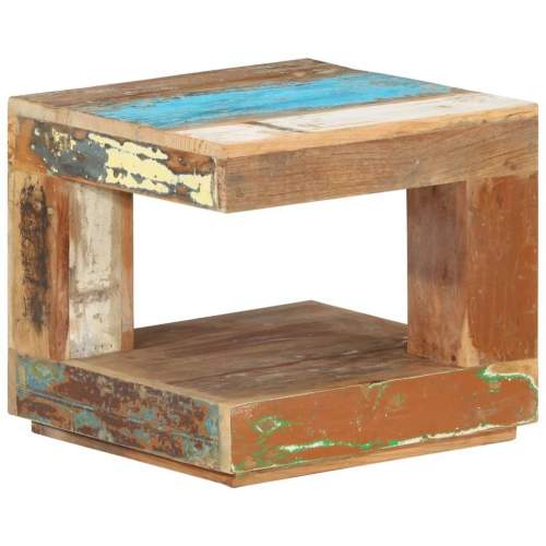Emaga Konferenční stolek 45 x 45 x 40 cm masivní recyklované dřevo