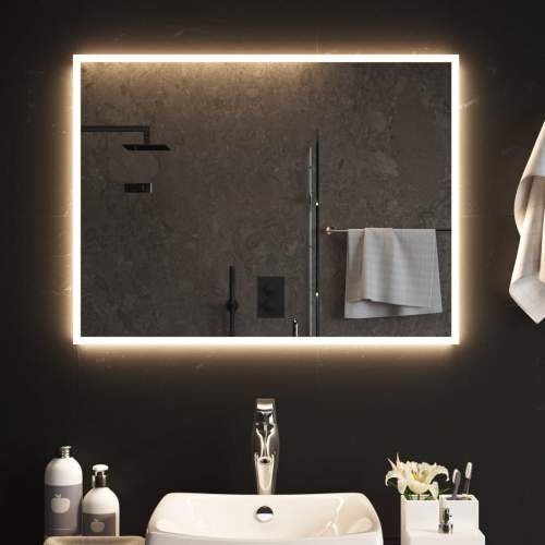 Koupelnové zrcadlo s LED osvětlením 80 x 60 cm