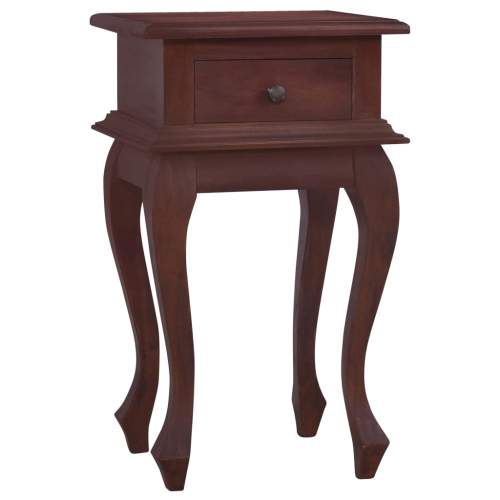 Noční stolek klasicky hnědý 35 x 30 x 60 cm masivní mahagon