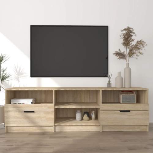 Emaga TV skříňka dub sonoma 150 x 33,5 x 45 cm kompozitní dřevo