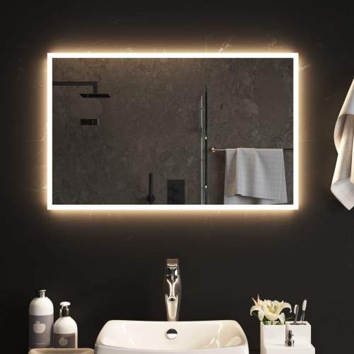 Koupelnové zrcadlo s LED osvětlením 80 x 50 cm