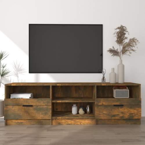 HD TV skříňka kouřový dub 150 x 33,5 x 45 cm kompozitní dřevo