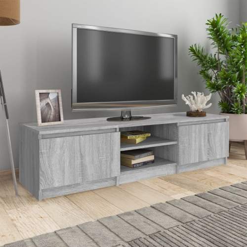 HD TV skříňka šedá sonoma 140 x 40 x 35,5 cm kompozitní dřevo