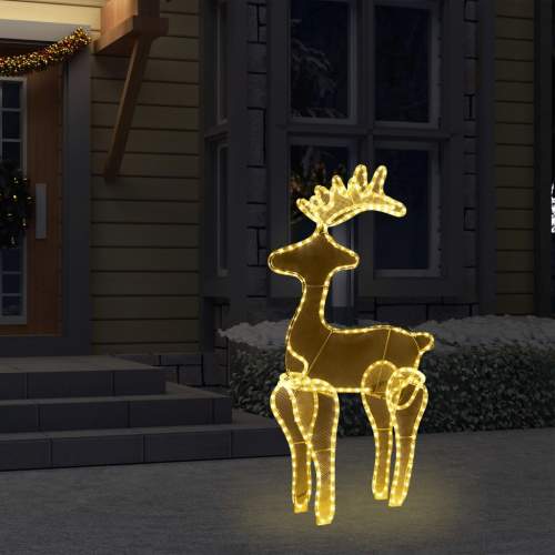 HD Sob vánoční dekorace s výpletem 306 LED 60 x 24 x 89 cm