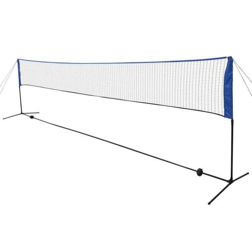 HD Badmintonová síť s košíčky, 600x155 cm