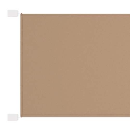 vidaXL  Vertikální markýza taupe 250 x 420 cm oxfordská látka