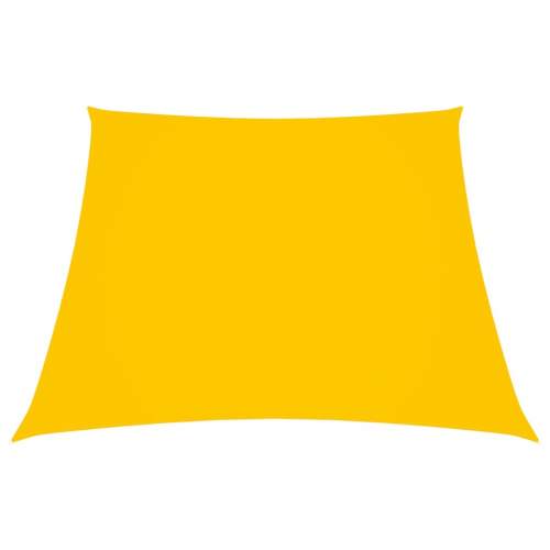 vidaXL  Stínicí plachta oxfordská látka lichoběžník 3/5 x 4 m žlutá