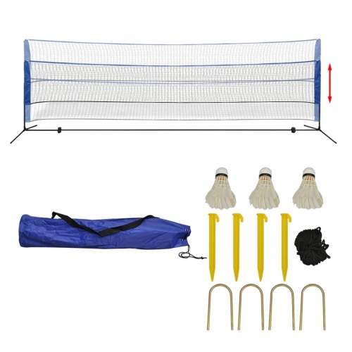 HD Sada badmintonové sítě a košíčků, 500x155 cm