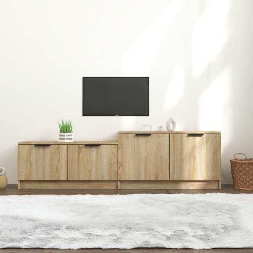 HD TV skříňka dub sonoma 158,5 x 36 x 45 cm kompozitní dřevo