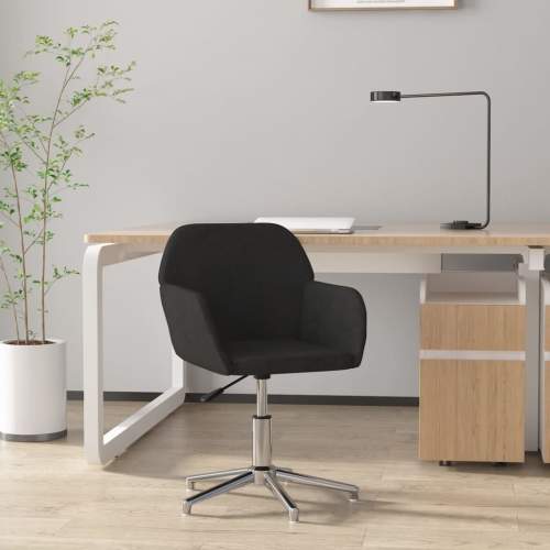HD Otočná kancelářská židle černá textil