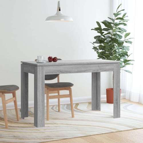 HD Jídelní stůl šedý sonoma 120 x 60 x 76 cm kompozitní dřevo