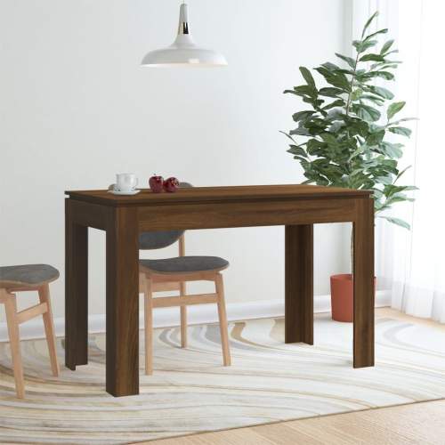HD Jídelní stůl hnědý dub 120 x 60 x 76 cm kompozitní dřevo