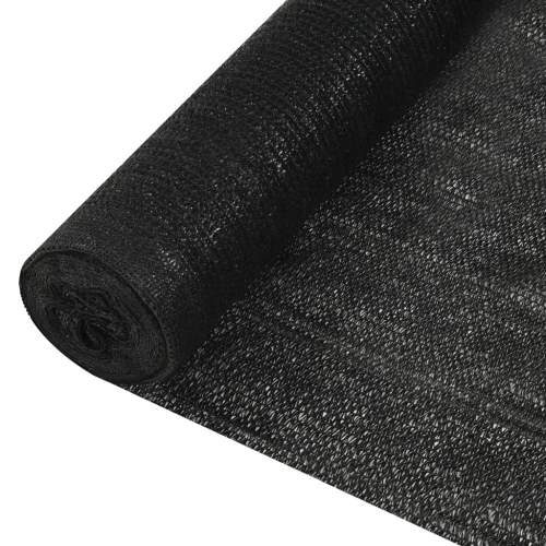 Stínící tkanina černá 2 x 10 m HDPE 195 g/m²