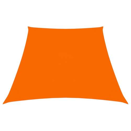 Stínící plachta oxfordská látka lichoběžníková 3/4x3 m oranžová