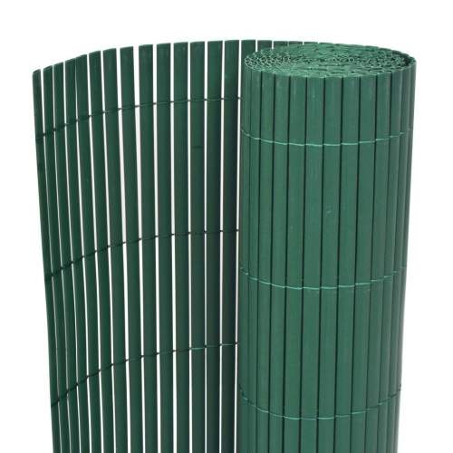 HD Oboustranný zahradní plot PVC 90 x 500 cm zelený