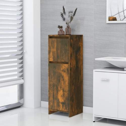 HD Koupelnová skříňka kouřový dub 30 x 30 x 95 cm kompozitní dřevo