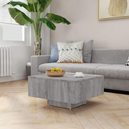 vidaXL  Konferenční stolek šedý sonoma 60x60x31,5 cm kompozitní dřevo