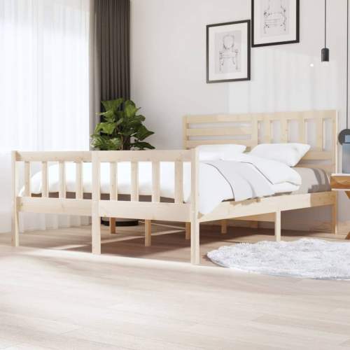 SHUMEE Rám postele masivní dřevo 160 x 200 cm