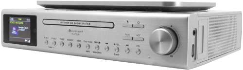 Soundmaster Kuchyňské rádio DAB+/CD UR2180SI, stříbrné